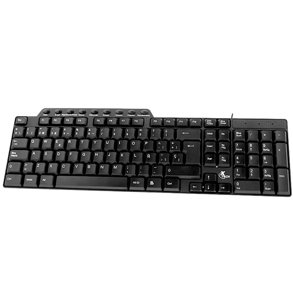 Teclado Xtech XTK-160S, USB, Español, Negro - Imagen 3