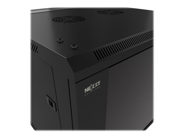 Gabinete Nexxt Solutions de 19", 600x600, 6U, SKD, 2 ventiladores, Negro - Imagen 9