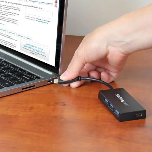 Concentrador USB 3.0 4 Puertos, USB-C a 1x USB-C y 3x USB-A, StarTech - Imagen 5