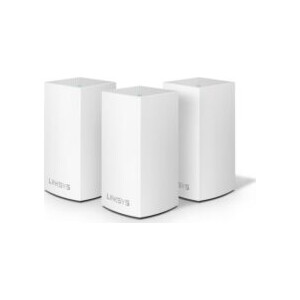 Sistema Velop WiFi Linksys Intelligent Mesh doble banda AC3900, 3 Nodos, Blanco