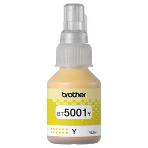 Botella de tinta Brother BT5001Y Amarillo, 5000 páginas, ORIGINAL