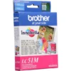 Brother LC51M Magenta - 3 Tinta Brother LC51M Magenta ORIGINAL