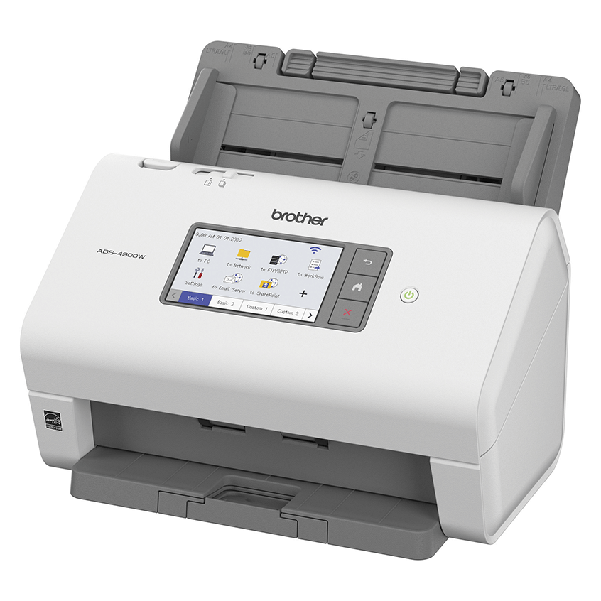 Escáner Brother ADS4900W ADF, Dúplex, 1.200dpi, 120ipm, WiFi, USB, Ethernet - Imagen 2