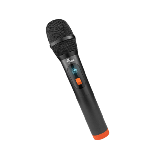 Micrófono Xtech Bi-Direccional Inalámbrico RF hasta 25mts, Negro - Imagen 3