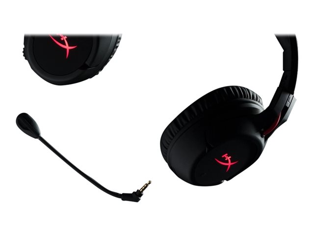 HyperX Cloud Flight Wireless LED Rojo PC-PS4-PS5 - Auriculares Gaming. PC  GAMING