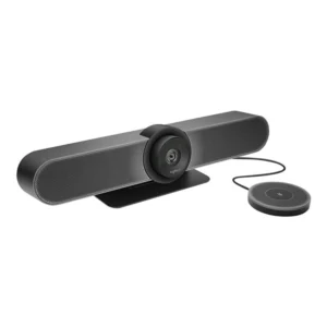 Cámara de videoconferencias Logitech MeetUp + Expansión Mic Black (Ultra HD 4K, 1-8 Personas, USB, Micrófono