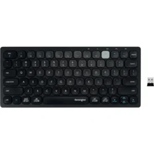 Teclado Compacto Wireless Kensington K75502, Multidispositivo, Negro, Español