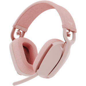 Audífonos Logitech Zone Vibe 100 Over-Ear, Bluetooth, Rosa