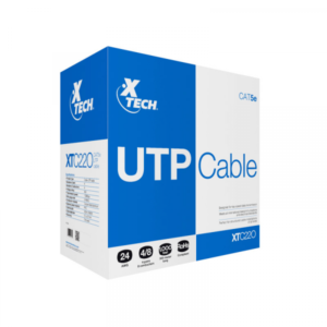 Cable XTech XTC-220 RJ-45, 305 Metros, UTP, Cat5e, Gris
