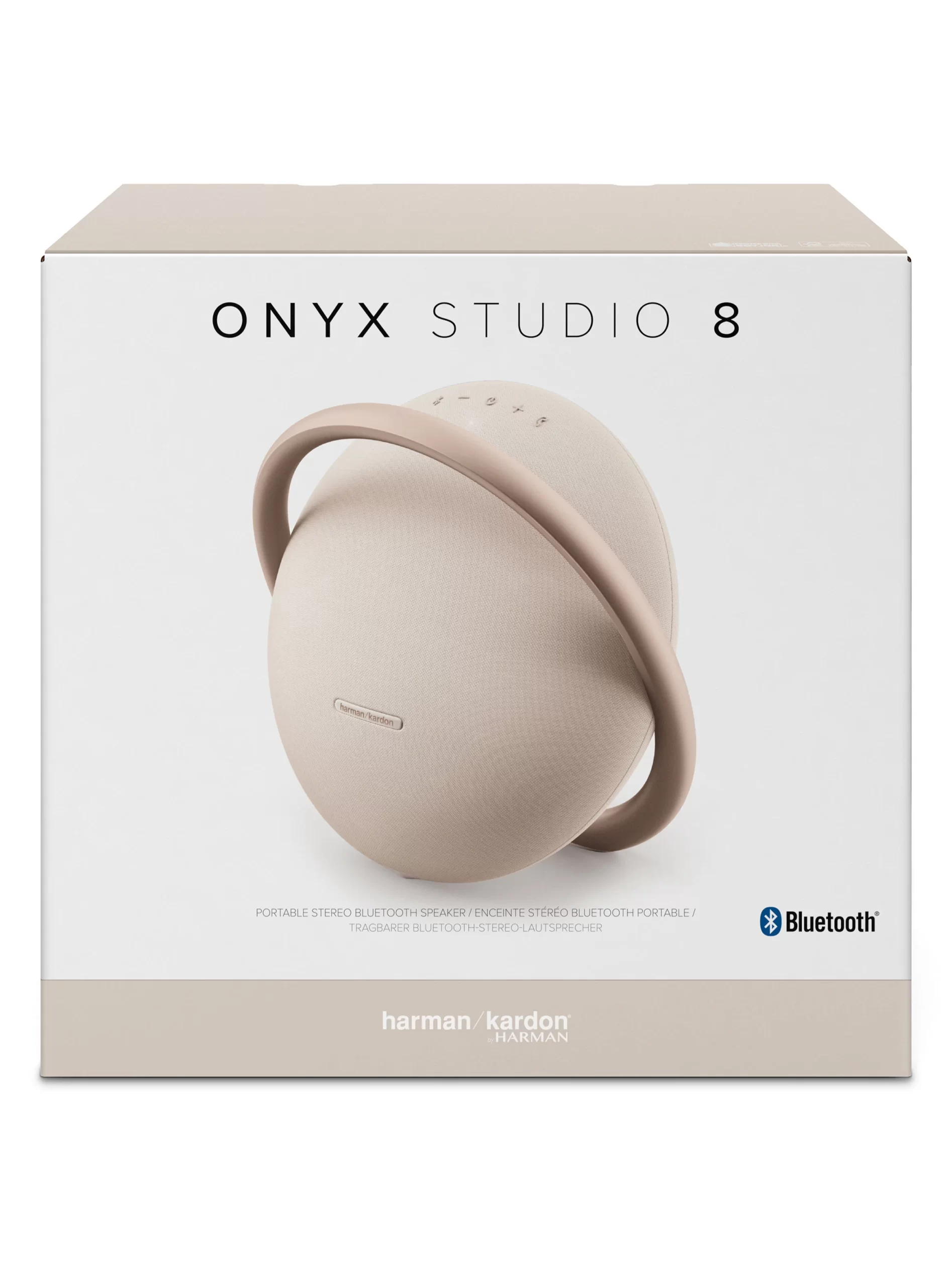 Elegancia portátil y rico sonido estéreo con el Harman Kardon® Onyx Studio  8
