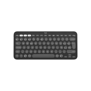 Teclado Logitech Pebble Keys 2 K380s, Bluetooth, teclas personalizables, Grafito
