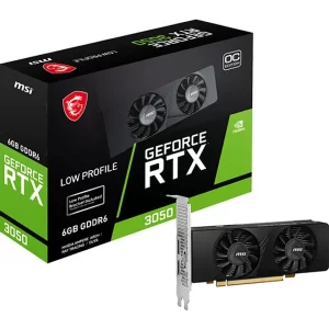 Tarjeta de Video MSI Nvidia GeForce RTX 3050 LP 6G OC, 14 Gbps, 6GB GDDR6, 96-bit, Low Profile
