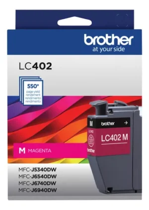 Brother LC402MS - 3 Tinta Brother LC402MS Magenta 550 Páginas ORIGINAL