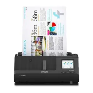 Escáner Epson WorkForce ES-C380W, Pantalla Táctil, 30ppm, 1200dpi, USB/Wi-Fi