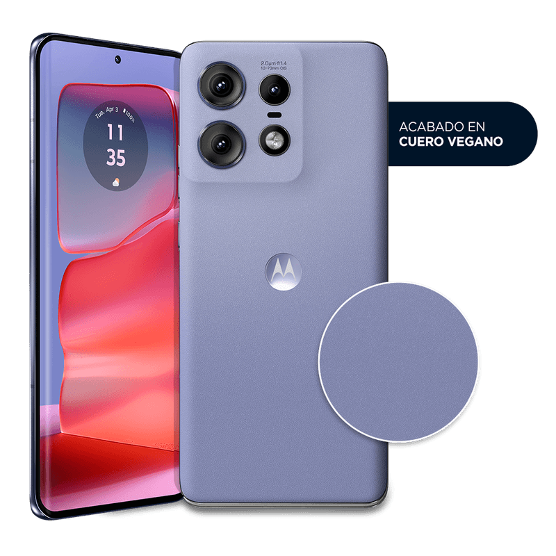 Celular Motorola Edge 50 Pro 6.7“ OctaCore 12GB RAM 512GB Internos, Morado Lavanda - Imagen 3