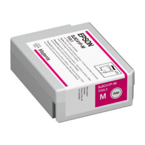 Tinta Epson SJIC41P, para ColorWorks C4000, 50ml, Magenta ORIGINAL
