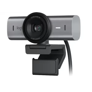 Webcam Logitech MX Brio 4K, 8.5MP, Micrófono, USB-C, Gris