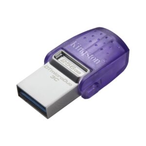 Pendrive Kingston DataTraveler microDuo 3C 256GB, USB 3.2, USB-C, Morado