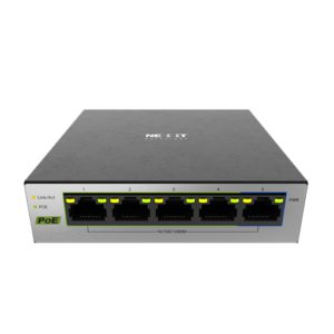 Switch Nexxt Solutions Infrastructure 5 Puertos, Gigabit Ethernet, 4 POE+ 60W