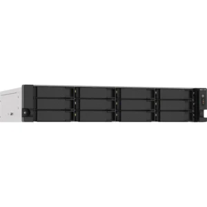 Servidor NAS QNAP TS-h1277AXU-RP, AMD Ryzen 7, RAM 32GB DDR5, 12xSATA, 3,5" 6Gb/s, 2xM.2