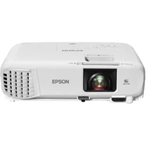 Proyector Epson PowerLite W49 3LCD WXGA, 16:10, 3.800 lúmenes, RJ45, HDMI
