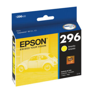 Tinta Epson 296 – Amarillo – cartucho de – para Expression XP-231, XP-241, XP-431, XP-441 ORIGINAL