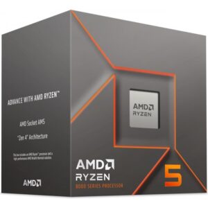 Procesador AMD Ryzen 5 8400F, AM5, 6 Cores, 12 Hilos, 4.2/4.7GHz, Sin Video