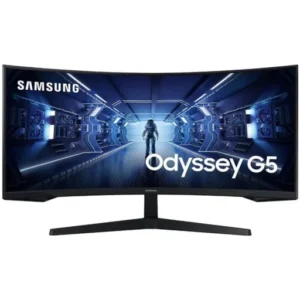 Monitor Gamer Samsung Odyssey G5 Curvo 34“ VA, 3440x1440pix, 165Hz, 1ms, 1000R, FreeSync