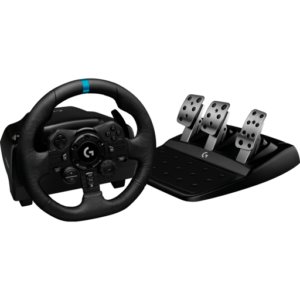 Volante y Pedales Logitech G923 TrueForce para PC y PS4/PS5, Doble Embrague, Negro