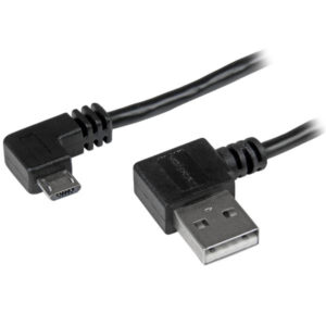 Cable de 1m Micro USB Acodado a Derecha