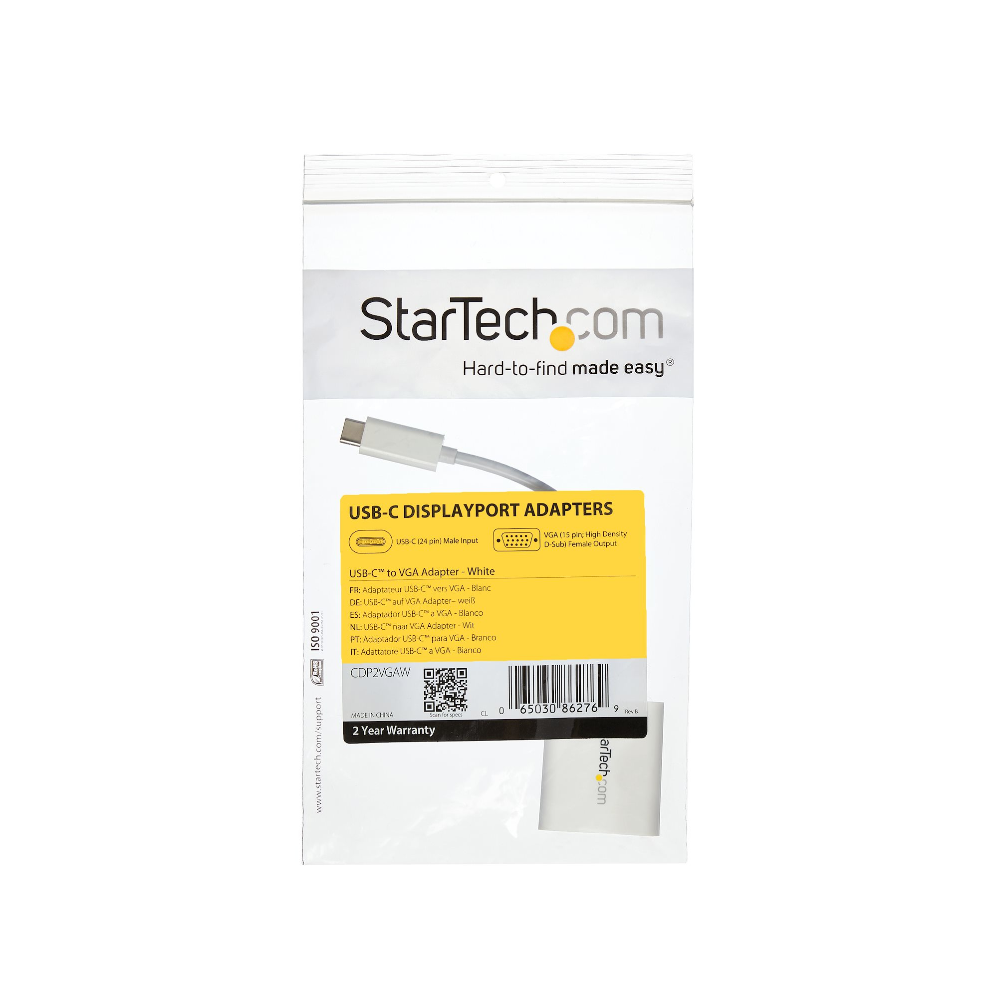 USB-C to VGA Adapter – White - Imagen 10