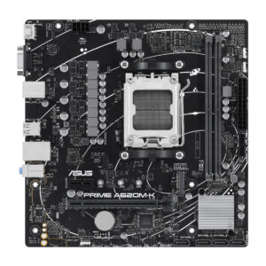 Placa Madre ASUS PRIME A620M-K, Socket AM5, DDR5, m.2 PCIe 4.0, 1GbE, HDMI, VGA, m-ATX