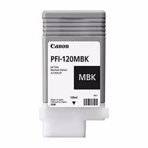 Tinta Canon PFI-120 Negro Mate 130ml ORIGINAL