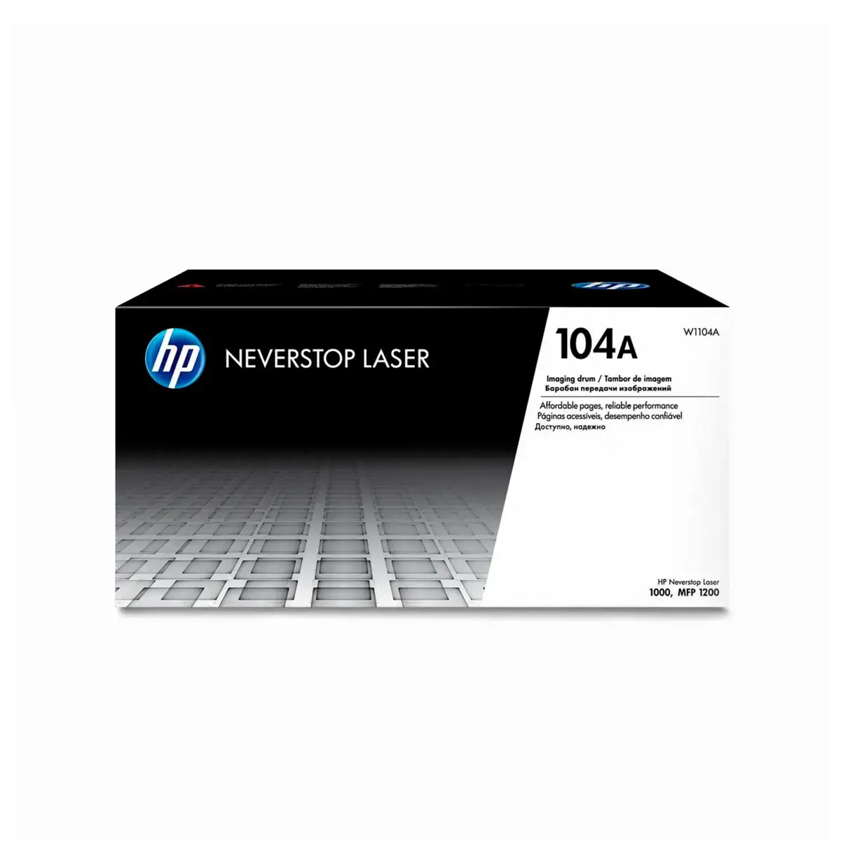 Tambor de Imagen Original HP Laser 104A Negro, Rendimiento de 20,000 Páginas, Compatible con Series HP Neverstop Laser W1104A