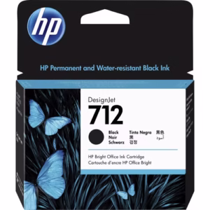 Tinta HP 712 Negro 80ml ORIGINAL