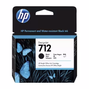 Tinta HP 712 Negro 80ml ORIGINAL