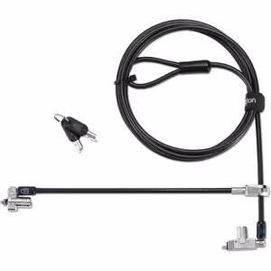 Candado de Seguridad Kensington N17 2.0 para Portátil, Con llave, Doble Cabezal