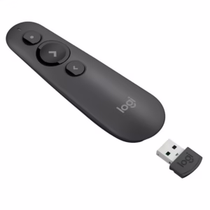 Presentador inalámbrico láser Logitech R500s para empresa, Láser rojo, Windows / Mac