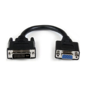 Adaptador StarTech.com DVIVGAMF8IN DVI a VGA 20 cm Macho a Hembra