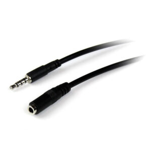 Cable Extensión StarTech.com MUHSMF2M Audífonos 3.5 mm 4 Posiciones 2 m