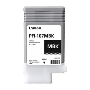 Tinta Canon PFI-107 Negro Mate 130ml ORIGINAL