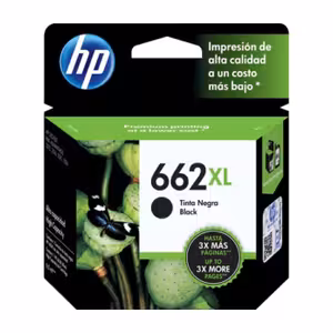 Tinta HP 662XL Negro ORIGINAL