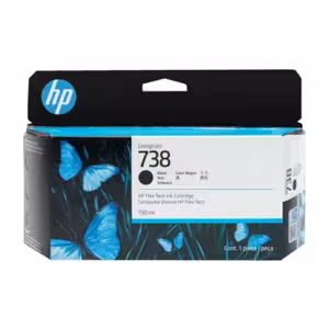 Tinta HP 738 DesignJet Plotter 30ml Negro ORIGINAL