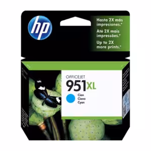 Tinta HP 951XL Cian - 1 Tinta HP 951XL Cian 1500 páginas ORIGINAL