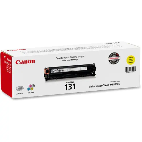 Toner Canon 131 Amarillo 1500 PÁG. ORIGINAL - Imagen 3