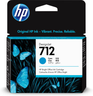 Tinta HP 712 Cian 29ml ORIGINAL
