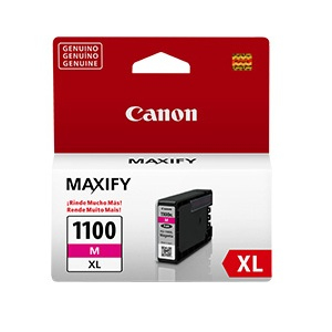 Cartucho Canon PGI-1100XL Magenta 12ml, 780 Páginas ORIGINAL