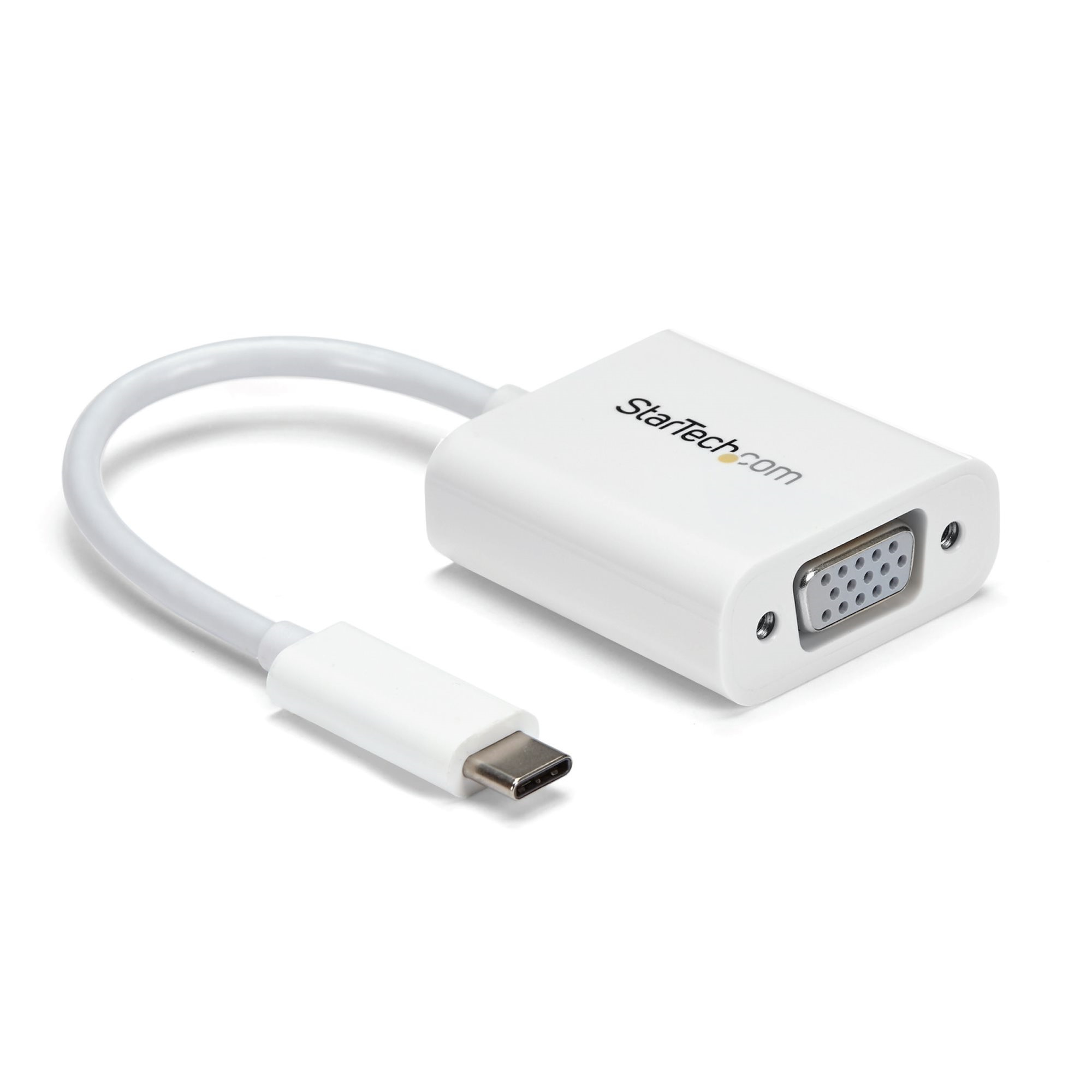 USB-C to VGA Adapter – White