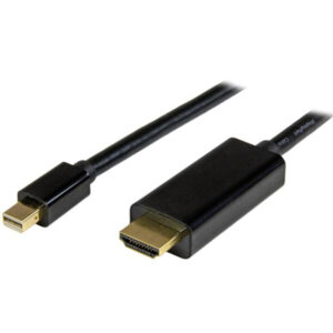 Cable Adaptador StarTech.com MDP2HDMM1MB 1 m Negro