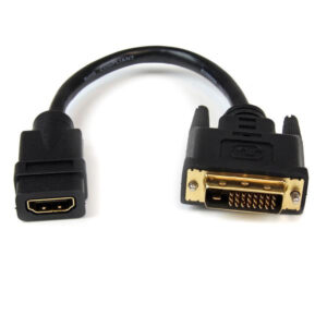 Cable Adaptador StarTech.com HDDVIFM8IN 20.3 cm Negro